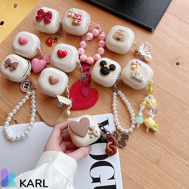 NEW Case Baseus E16 Premium Bowie Encok Lucu Transparant Casing Earphone TWS Pelindung Cover Karl