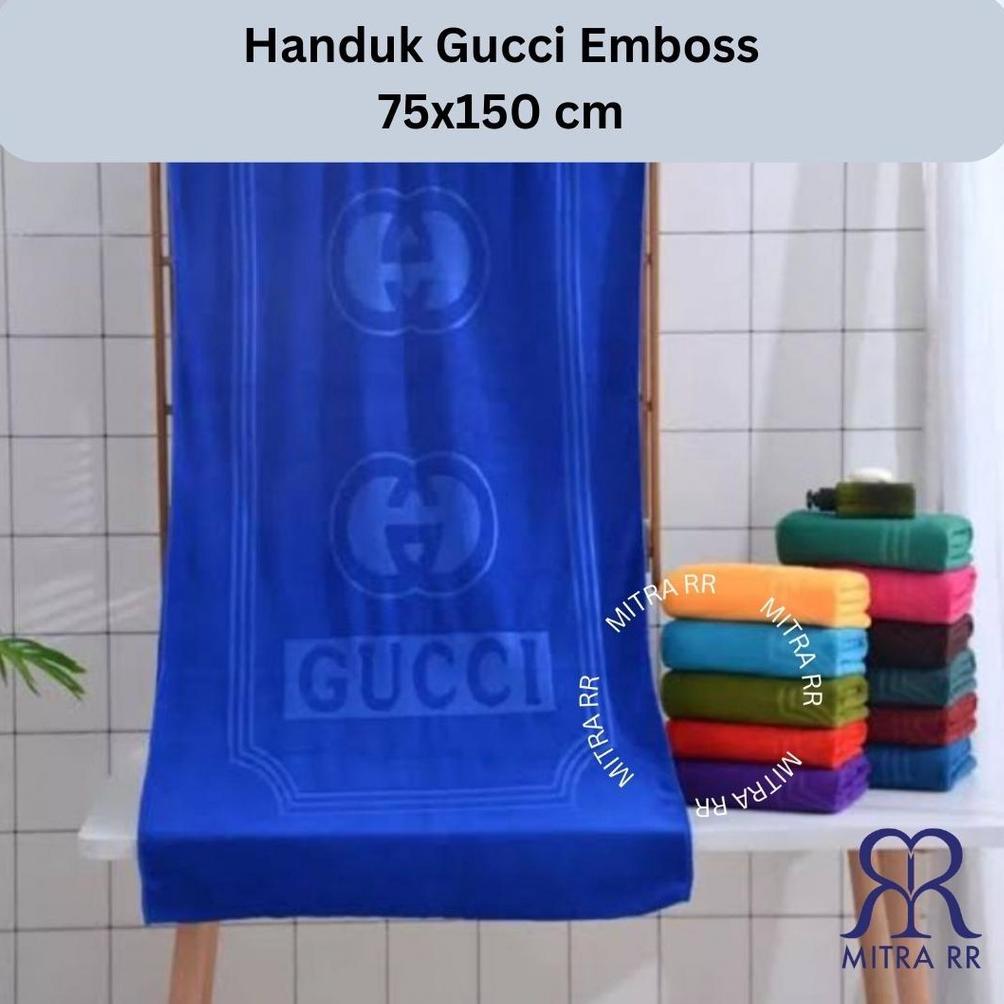 Handuk Guci Wangi Embos | Handuk Mandi Dewasa 75 X 150Cm