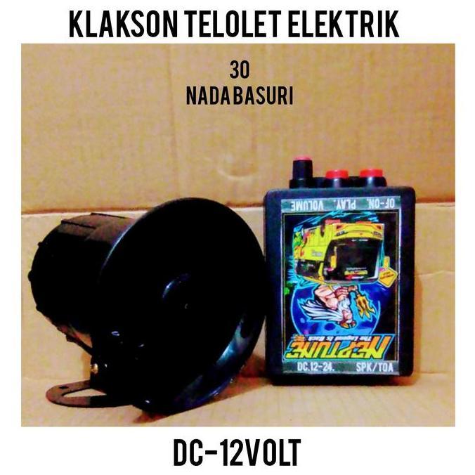 Klakson Telolet Basuri Mobil Motor 12V.80nada
