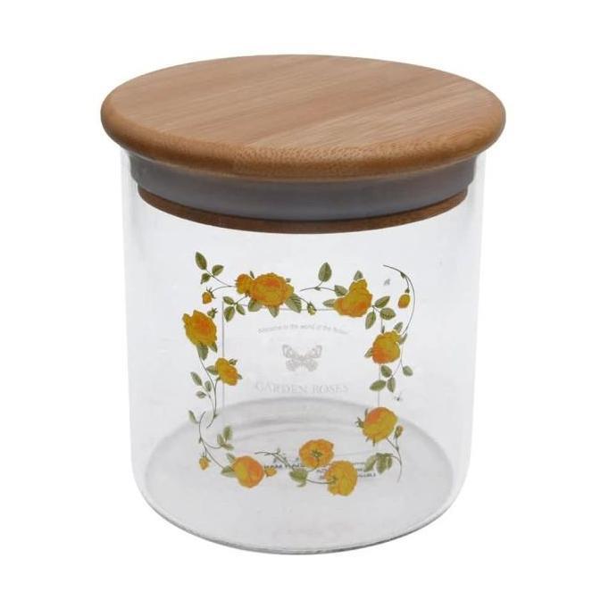 Delicia Food Storage Borosilicate Glass Jar Toples Simpan Makanan