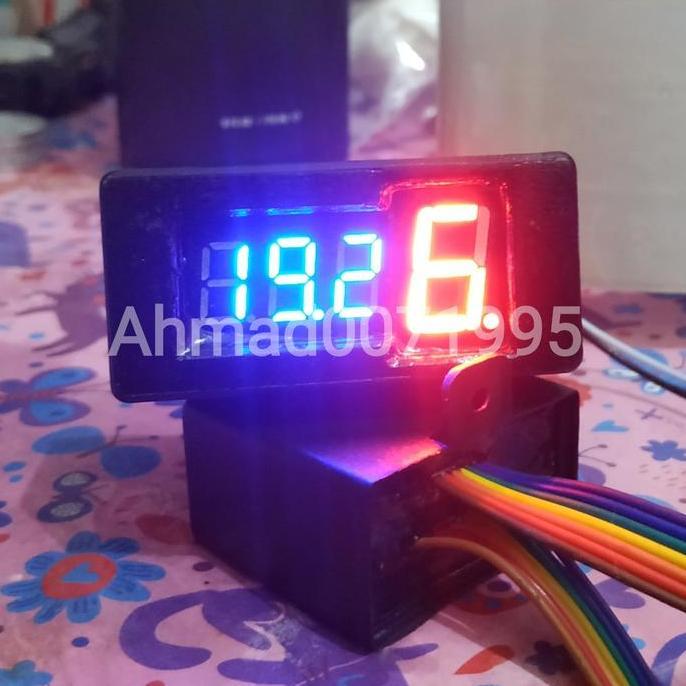 Indikator Gear(6 Speed) + Voltmeter Universal