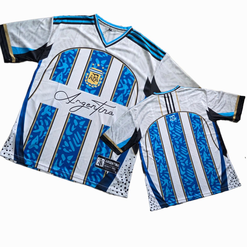 baju bola dewasa messi argentina/jersey argentina/jersey messi printing dewasa