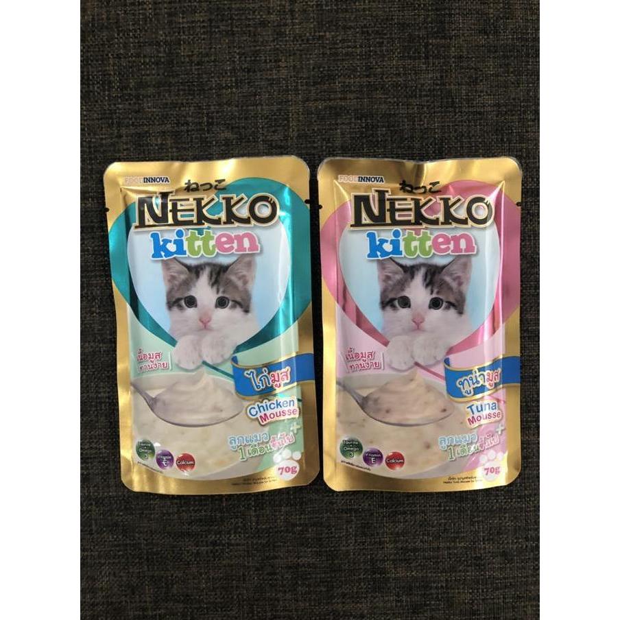 Nekko Kitten Pouch / Makanan Basah Kucing Kitten