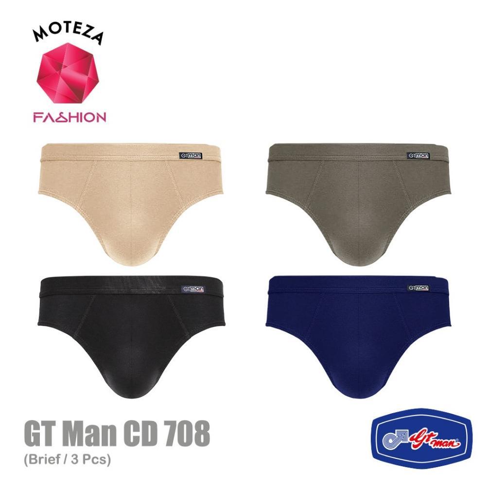 Termurah GT Man 7 GTMan Mini Spandex - Celana Dalam Underwear Brief Pria - Isi 3
