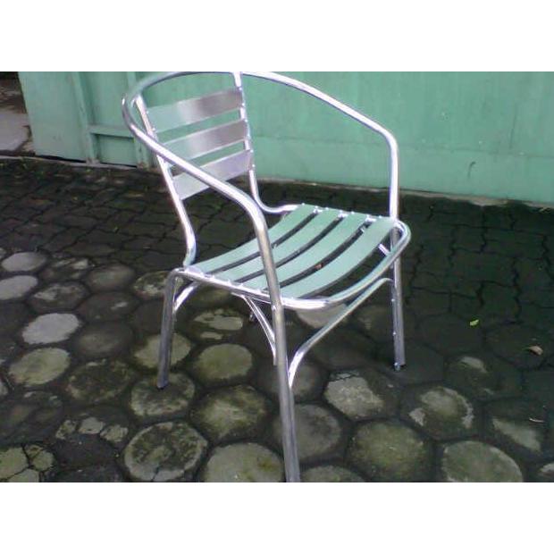 kursi aluminium foodcourt kursi outdoor pujasera kursi cafe kafe anti karat kursi teras bina karya k