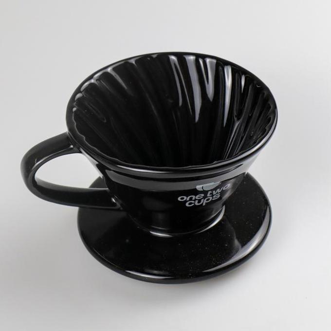 pingkpink- Ceramic V60 Dripper BLACK for V60 Manual Brew Diskon
