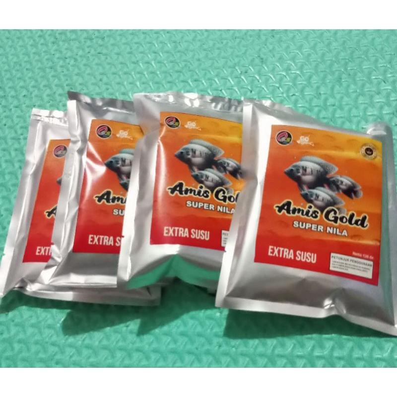Pelet Mancing Amis Gold Super Nila |Umpan Ikan Nila | Pengumpul Bandul Nila