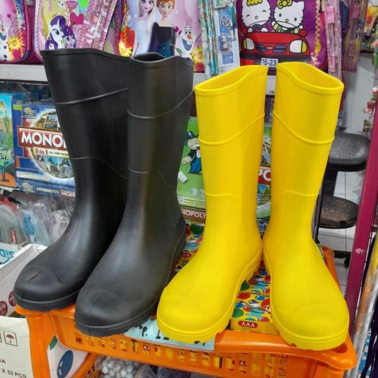 SEPATU BOOTS HUJAN MERK BRUCE BOOTS UNTUK PRIA DAN WANITA BAHAN KARET ANTI SELIP