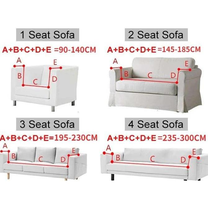 Bahan benang gelembung baruSet Penutup Sofa Berpinggiran - Tahan Lama dan Dapat Dicuci Cocok untuk S