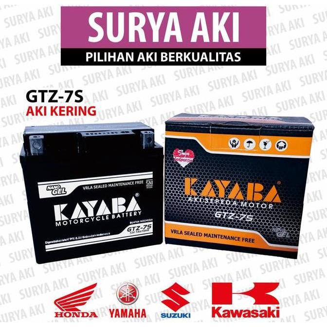 AKI MOTOR VARIO 125/150 KAYABA GTZ7S AKI KERING PROMO