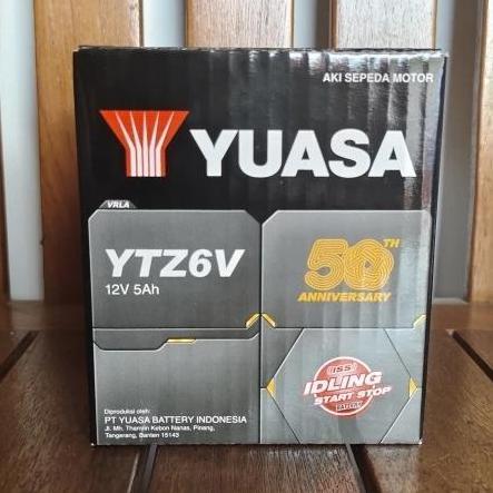 AKI MOTOR HONDA VARIO 125 YTZ6V YUASA AKI KERING DISKON