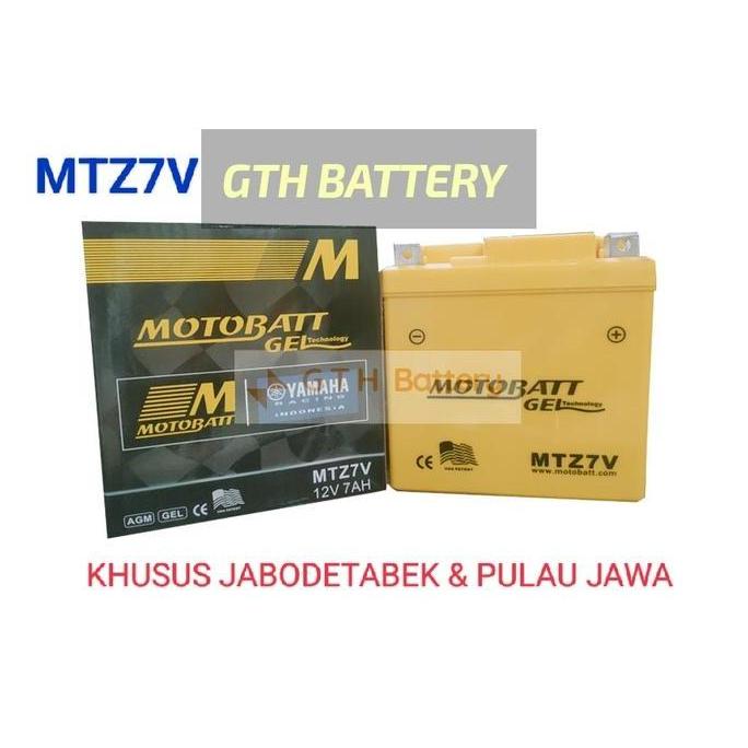 JAMINAN ORIGINAL AKI MOTOR MOTOBATT MTZ7V NMAX, D TRACKER, PCX, KLX, X BARU