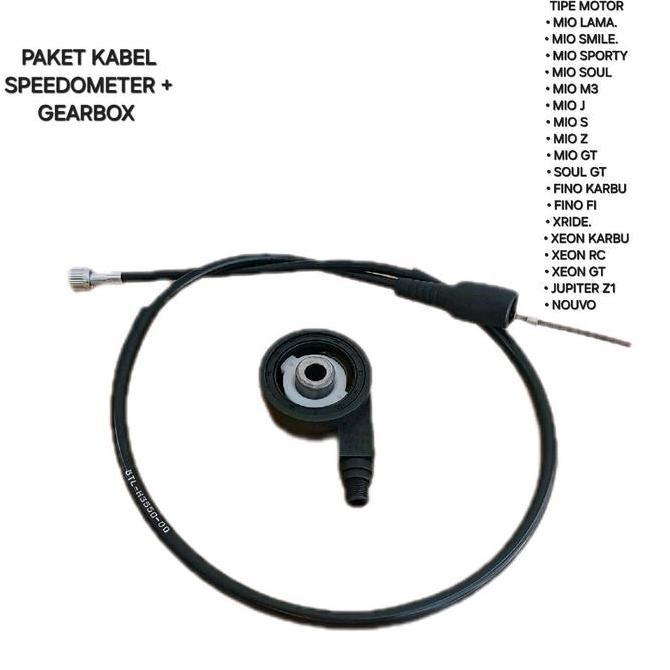 Kabel Speedometer + Gearbox Xeon Karbu Xeon Rc Xeon Gt Mio 125 5Tl(Polos)