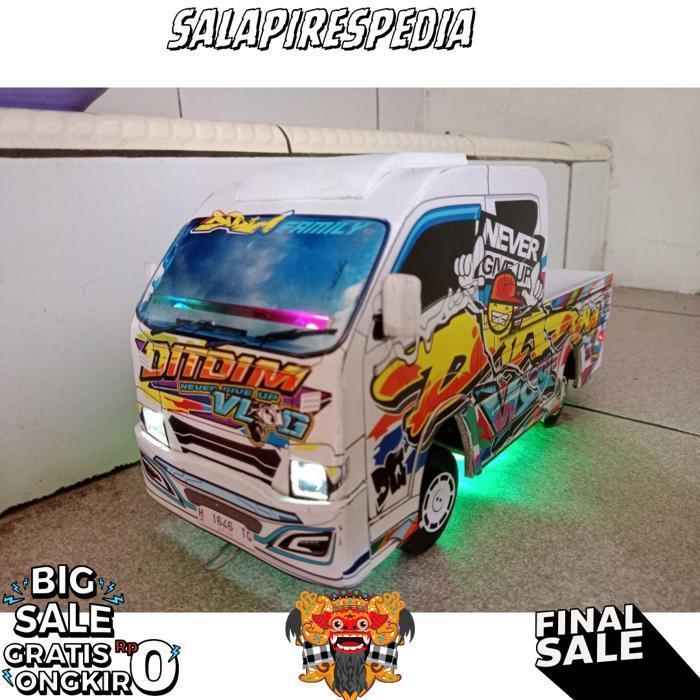 Miniatur Truk  Traga Ditdim Full Modif Livery Terbaru