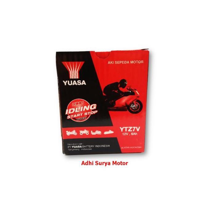 AKI NMAX R25 YTZ-7V YUASA 12V6AH ASLI