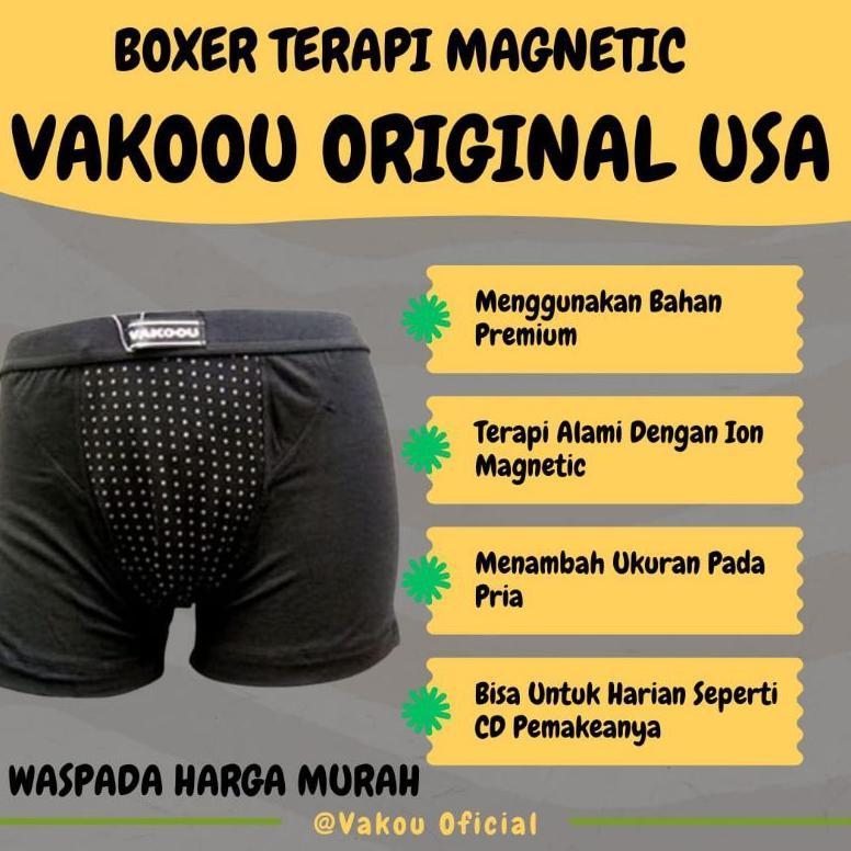 Termurah VAKOOU Celana Boxer Magnet Pria Dewasa Vakoou Terbukti