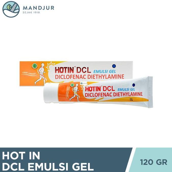 Mento- Hot In Dcl Emulsi Gel 120 Gr - Gel Pereda Sakit Sendi, Rematik, Memar