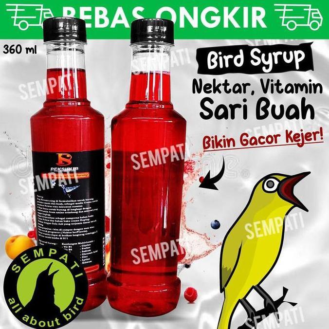 Sempati Peksirup Nectar Nektar Pakan Minuman Burung Konin Sogon Ninja Kolibri