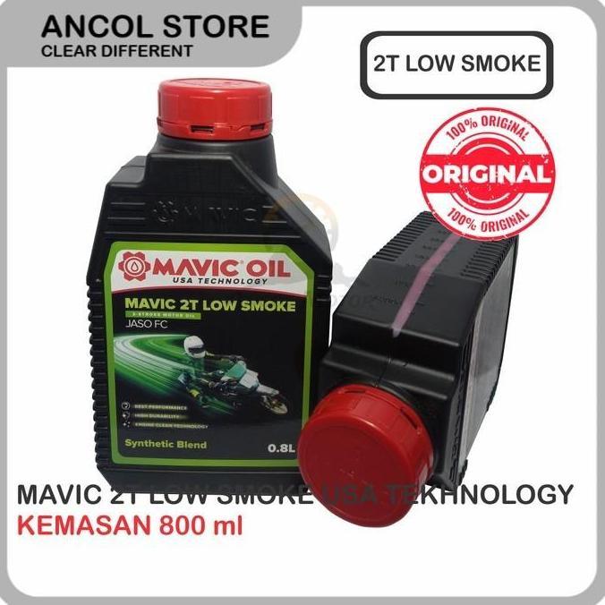 Oil- New- Oli Samping Mavic 2T Racing Oil Low Smoke Xtra Fragrance 800Ml Ninja Mesin Motor Motorcycl
