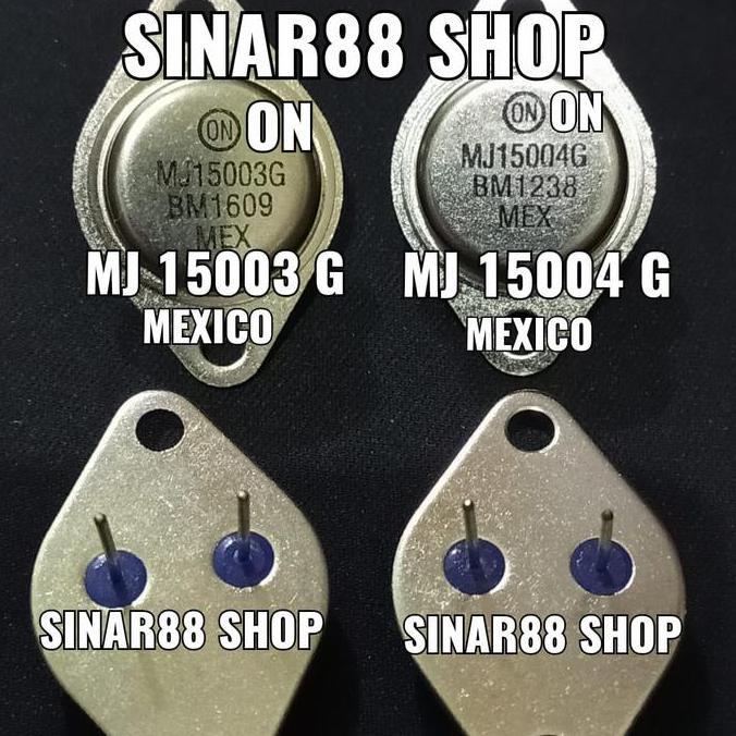 TR TRANSISTOR JENGKOL MJ15003/15004 MJ 15003 15004 MEXICO ORIGINAL ASL