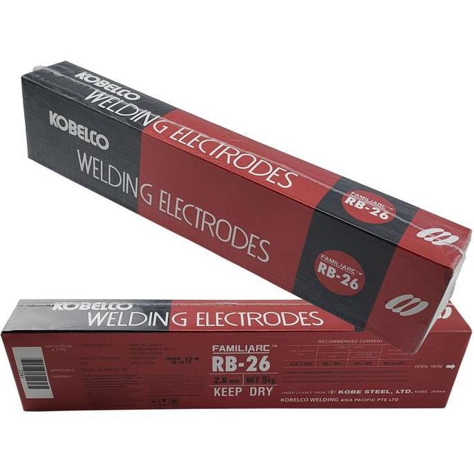 Kawat Las KOBELCO RB26 2.6mm RB 26 2,6mm KOBE STEEL RB26, 5 KG