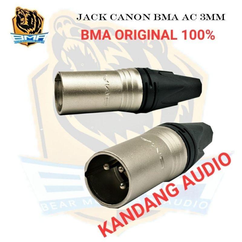Jack Canon Xlr Male Bma Original