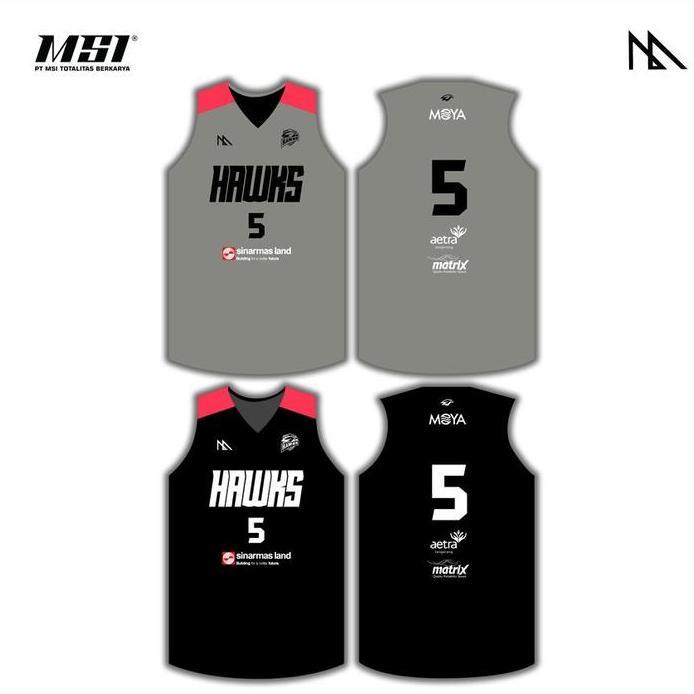 Ready Jersey Basket MSI - Tangerang Hawks Practice Jersey