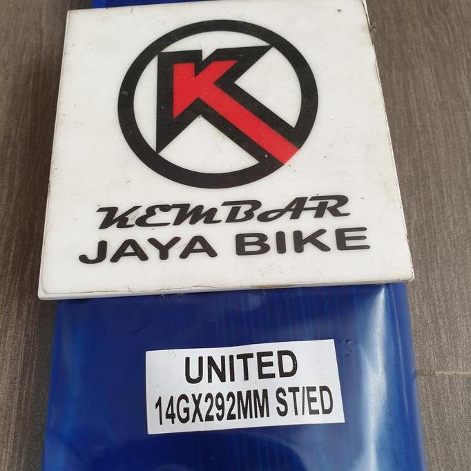 Jari - jari Stainless 14G x 292 mm United Black