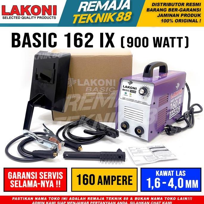 MESIN LAS TRAFO/ LAKONI BASIC 162 IX / TRAVOLAS LISTRIK INVERTER 162IX