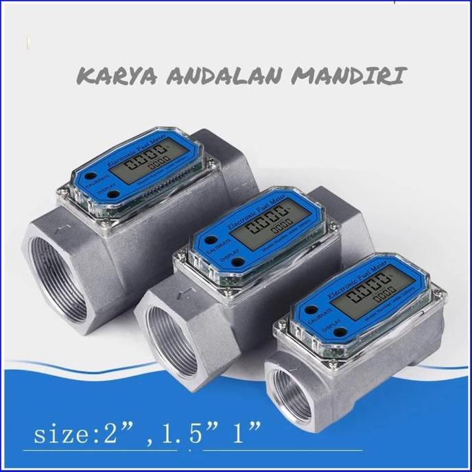Flow meter solar Digital Flow meter Bbm Digital 2 inch Digital turbine