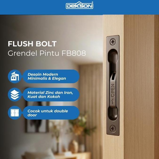 DEKKSON Flush Bolt Grendel Pintu FB 808