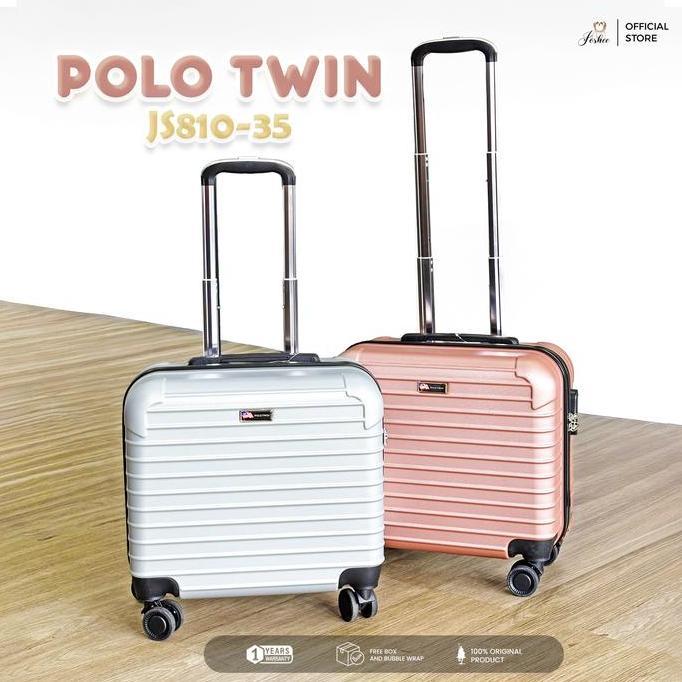 (Good) Koper Joshee X Polo Twin Koper T Suitcase Luggage Koper Umroh Tahan Banting Koper Study Tour 