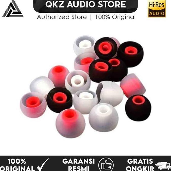 QKZ Silicone Eartips 3 Pairs Universal Replacement Silicone for IEM