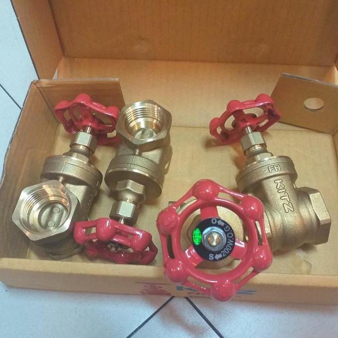 Gate valve KITZ 1 1/4"(inch) Gate valve kuningan KITZ 100% ORIGINAL