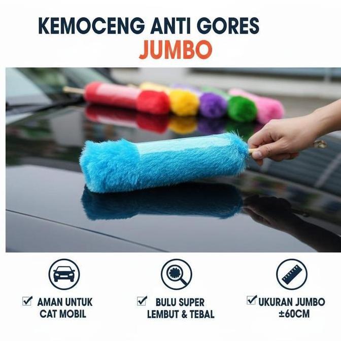 Kemoceng Mobil Anti Gores Sulak Bulu Boneka Lembut Anti Debu