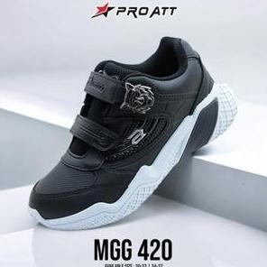 New- Pro Att Mgg 420 421 Magnet Macan & Mgz 495 V Magnet Sepatu Sekolah Anak Hitam Putih Magnet Tk S