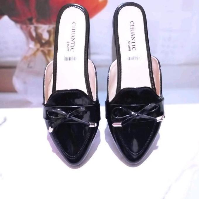 Scarpe- Sepatu Flatshoes Terbaru Sendal Spatu Casual Nita Kekinian Sandal Sepatu Nita Mules Motif Pi
