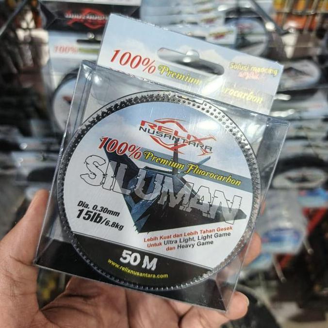 Pesca- New- Senar Pancing Leader Fluorocarbon Relix Nusantara Siluman