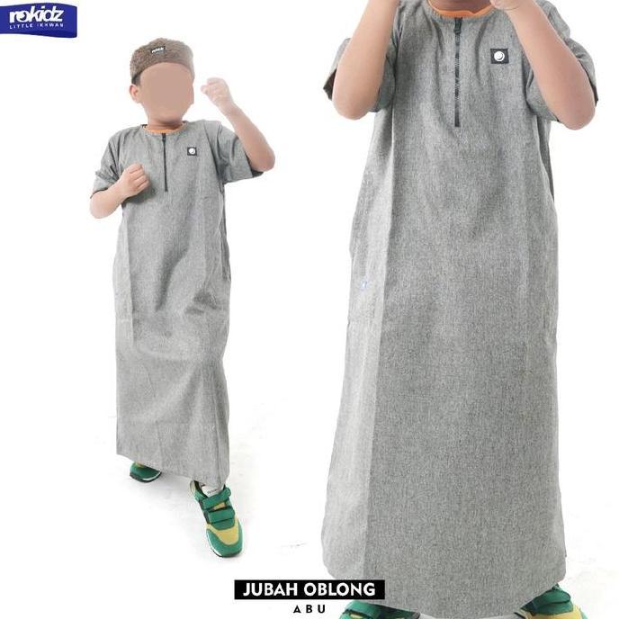 [COD]JUBAH OBLONG ROKIDZ - JUBAH GAMIS OBLONG SIMPLE ANAK LAKI