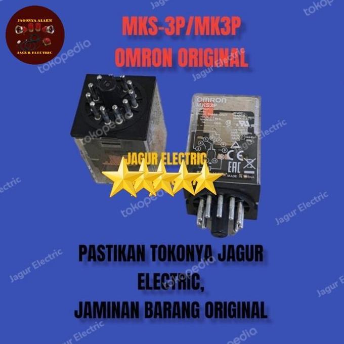 ayachezst- Relay Omron MKS3P-220vac/MK3P-220vac Omron Original Diskon
