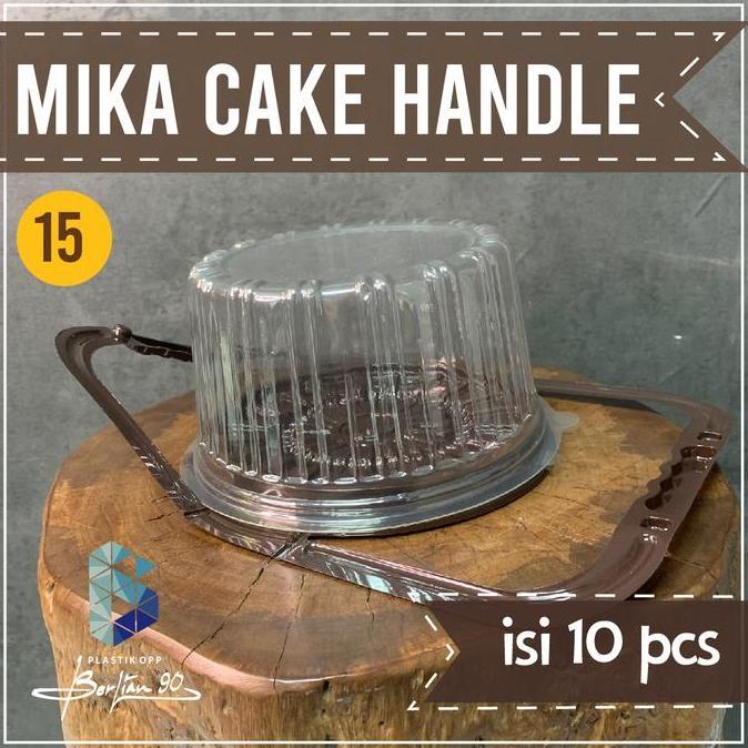 Bebasaja- Isi 10 Mika Tumpeng Mini Gagang Coklat Ct 15 / Mika Tumpeng Ct15 Handle Tebal