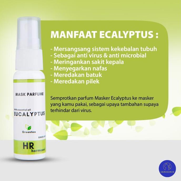 Fumo- New- Parfum Masker Mengandung Essensial Oil Eucalyptus Ekaliptus Isi 30 Ml