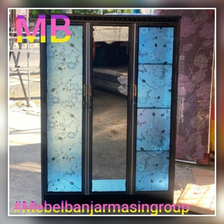 NEW Lemari Pakaian Almunium 2/3/4 Pintu Berkualitas [terbaik][terlaris]
