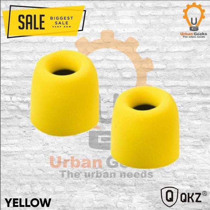 Larisjaminan- Qkz T400 Earphone Tips Memory Foam Noise Isolating Memory Foam Ear