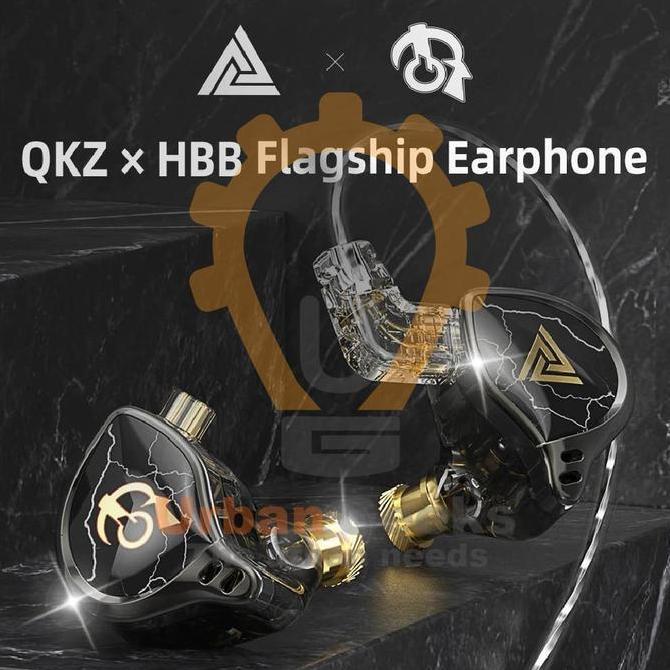 Larisjaminan- Qkz X Hbb Titanium Coated Diaphragm Driver Hifi Earphones With Mic