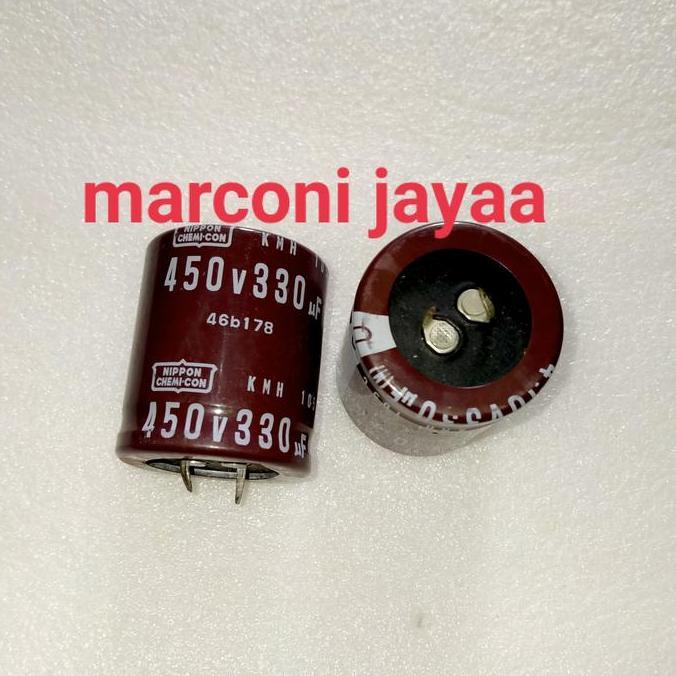 KAPASITOR ELCO 330UF 450VOLT"NIPPON" PREMIUM