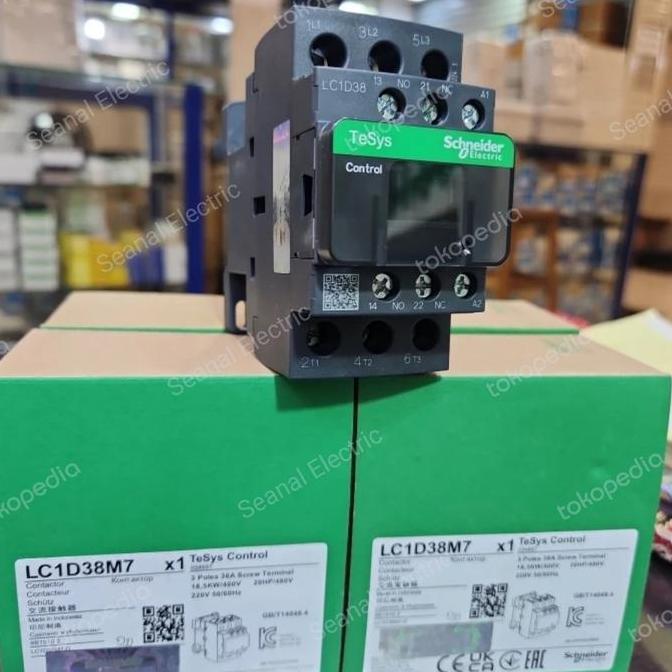 yoriezmart- Kontaktor LC1D38 / LC1D38M7 / B7 / E7 / D7 / F7 / Q7 Schneider Diskon