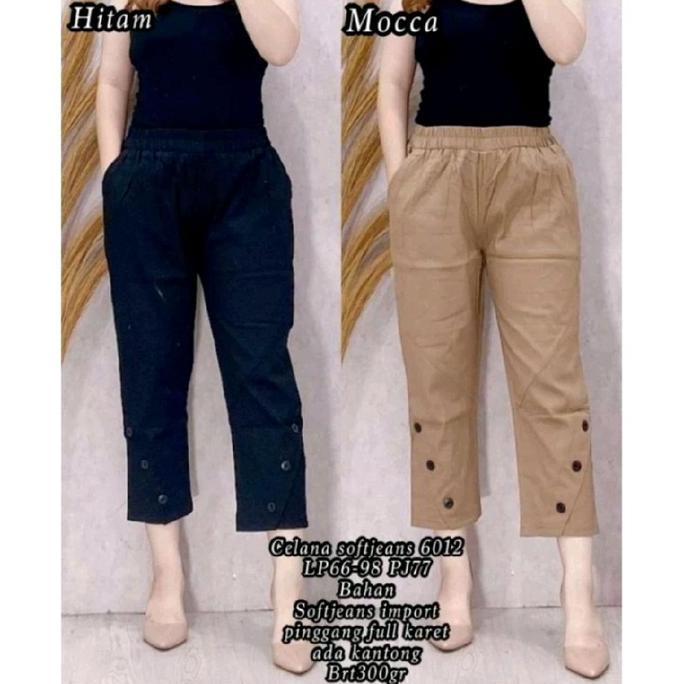 New- Celana Mevin Pants Celana Variasi Kancing  Bahan Twill Streach Premium Tebal Melar Tebal Halus