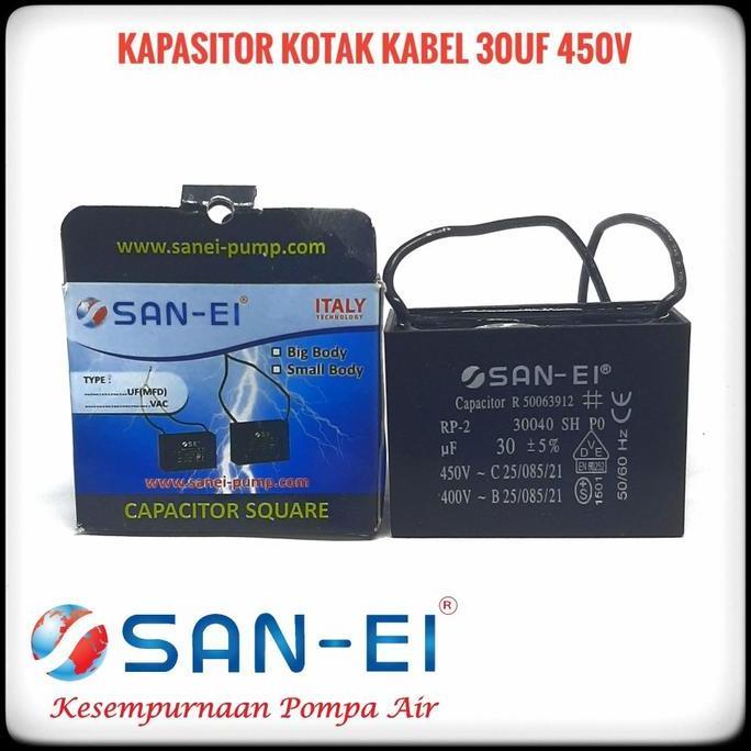 KAPASITOR POMPA DAN KIPAS KOTAK KABEL 30UF 450V MURAH