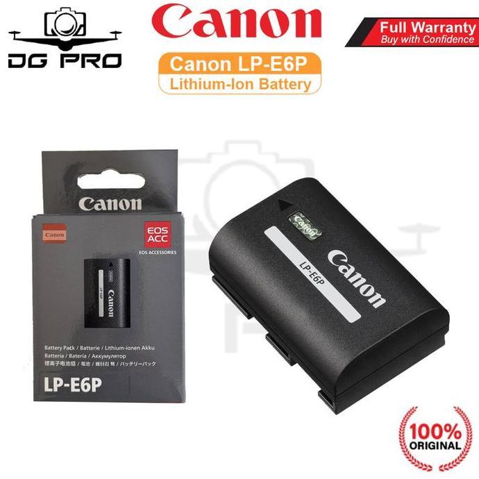 Closeup- Canon Lp-E6Nh Lithium-Ion Battery / Baterai Canon Lp-E6 Nh / Batre Canon Lpe6Nh / Baterai C